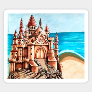 Sand Castle Sticker